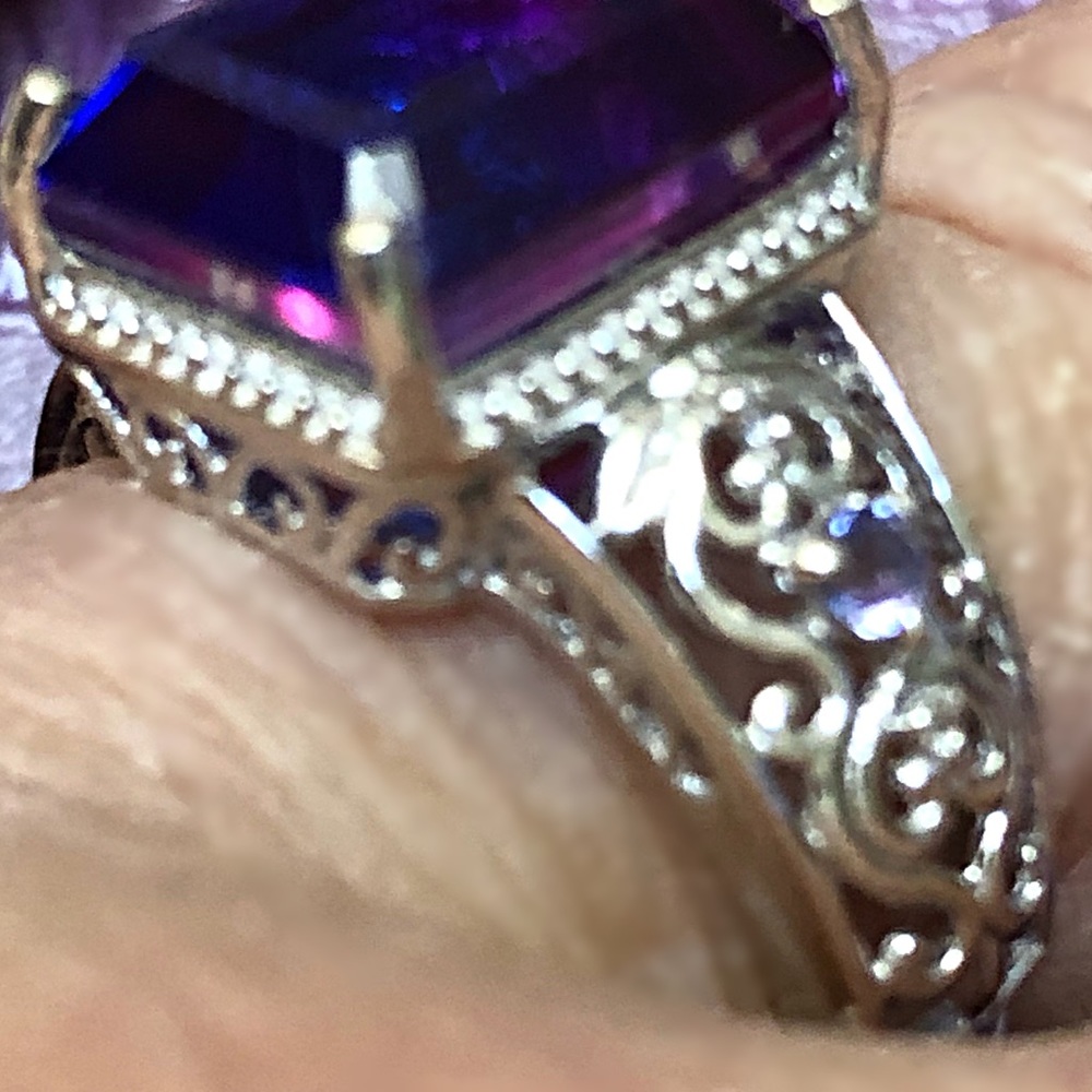 Midnight Orchid Quartz Ring - Picture 3 of 4
